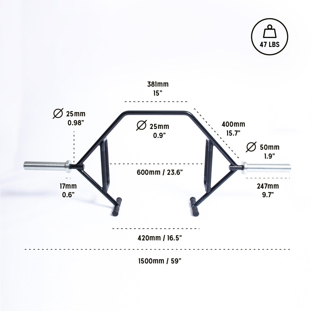 Bells of Steel Open Trap Bar / Hex Bar 3.0