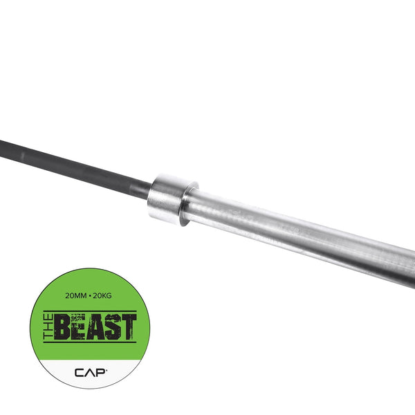 CAP Barbell "THE BEAST" Olympic Bar, 1000-LB Capacity, 7-ft