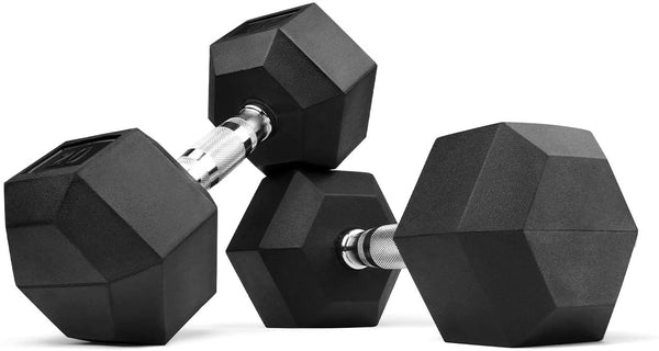 MAGMA Rubber Hex Dumbbells