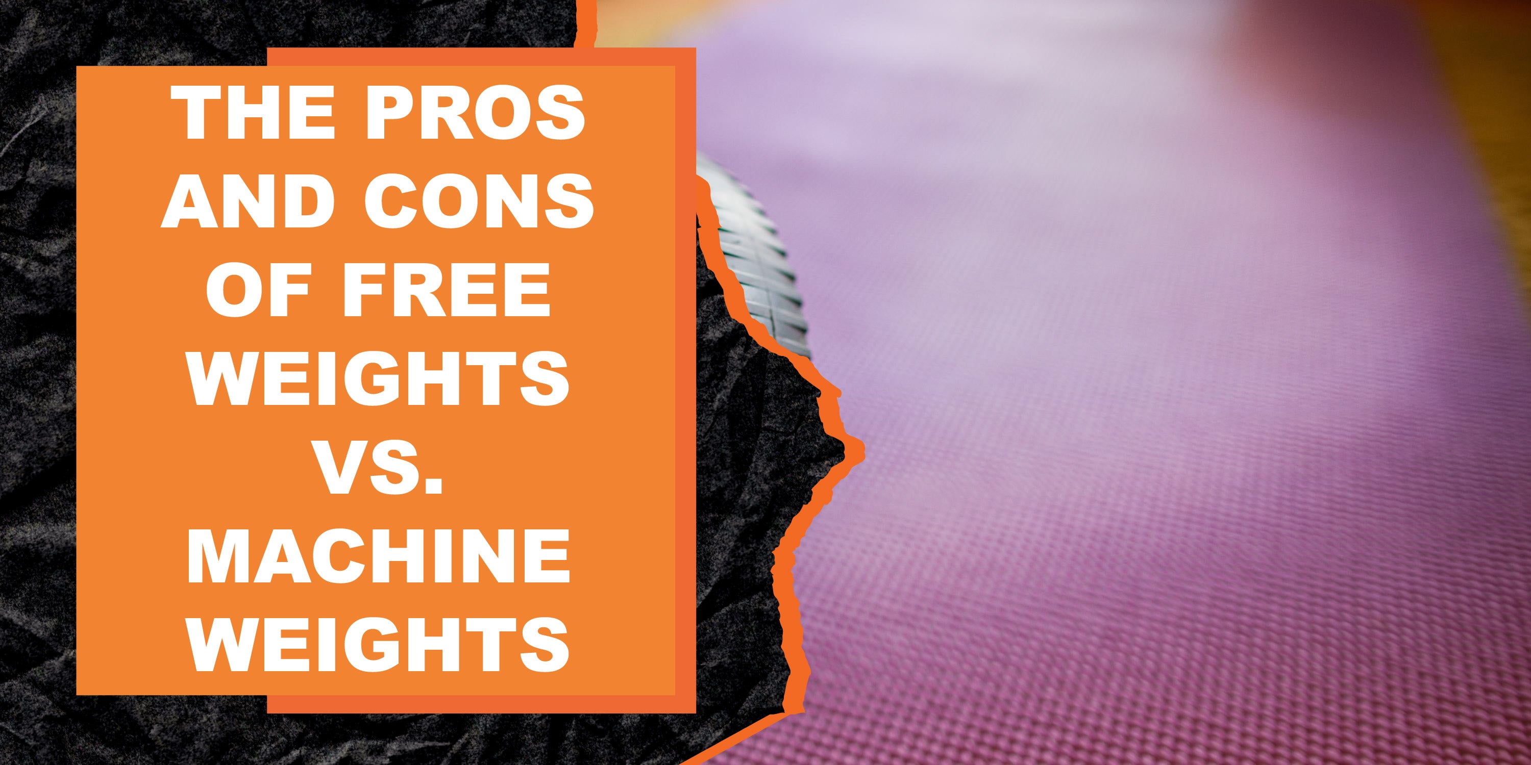 The Pros and Cons of Free Weights vs. Machine Weights MAGMA Fitness