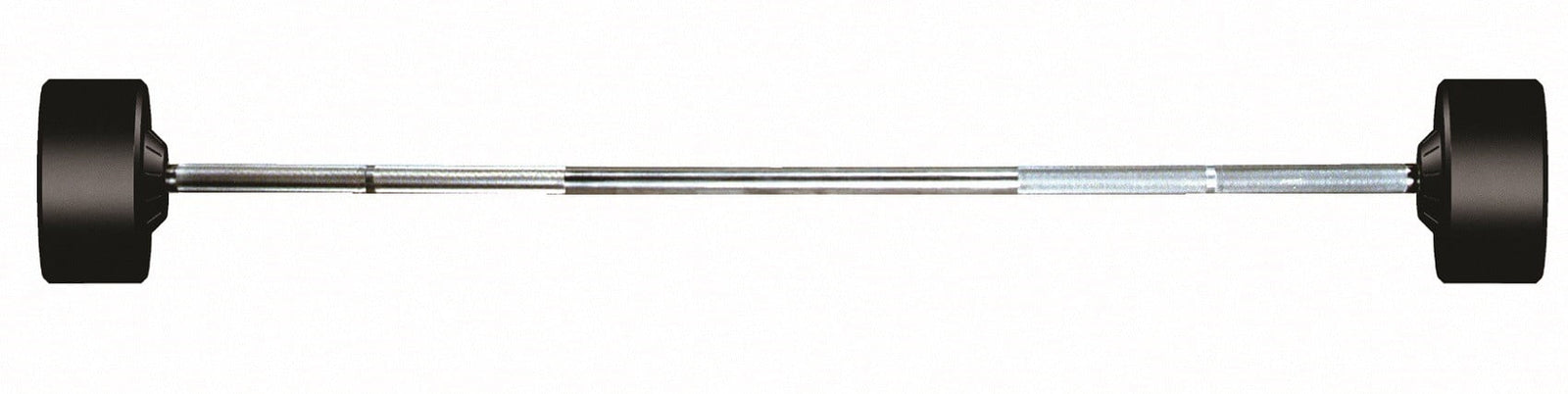 York Barbell Rubber Fixed Pro Straight Barbell