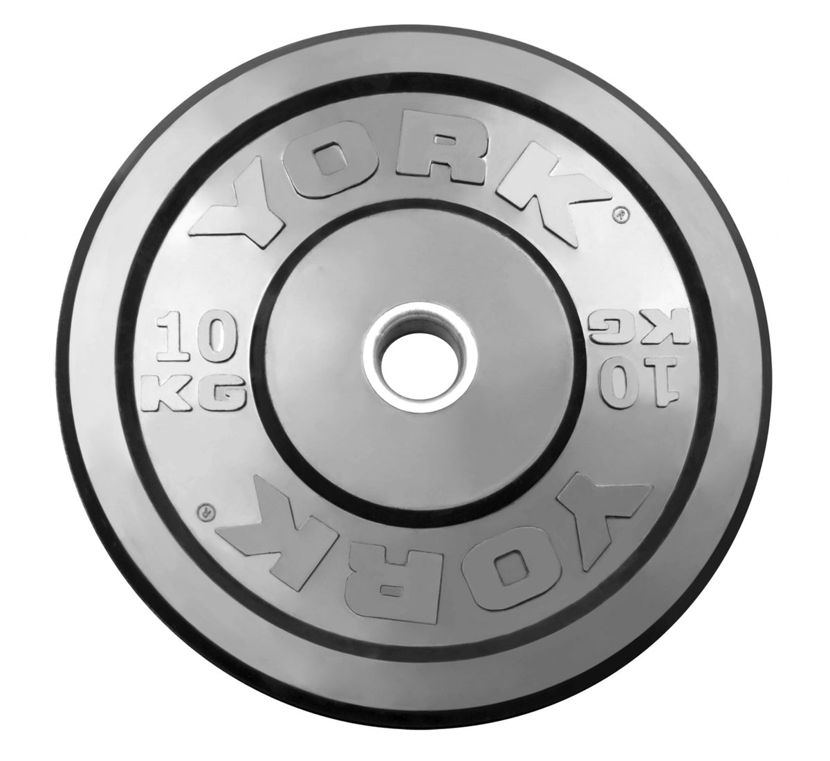 York Barbell Rubber Training Bumper Plate (Metric)