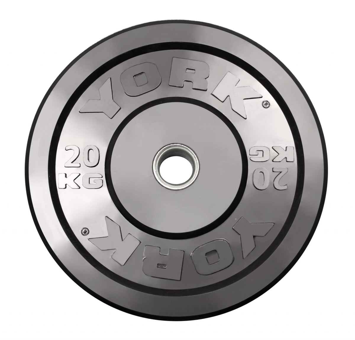 York Barbell Rubber Training Bumper Plate (Metric)
