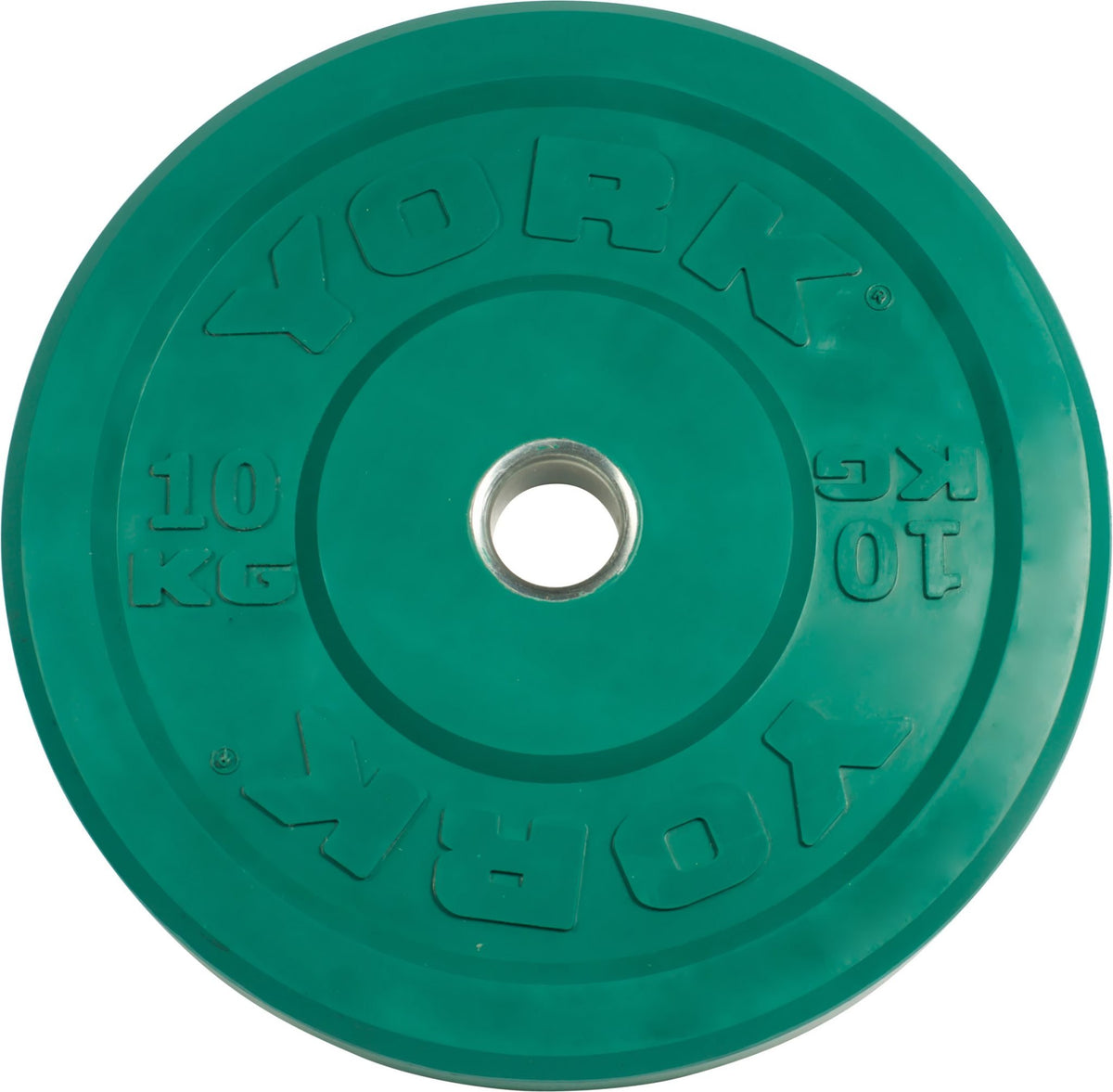 York Barbell Rubber Training Bumper Plate (Metric, Colour)