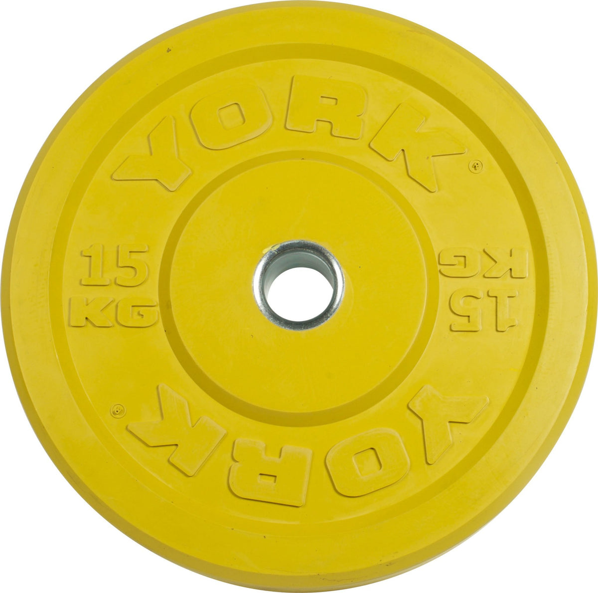 York Barbell Rubber Training Bumper Plate (Metric, Colour)
