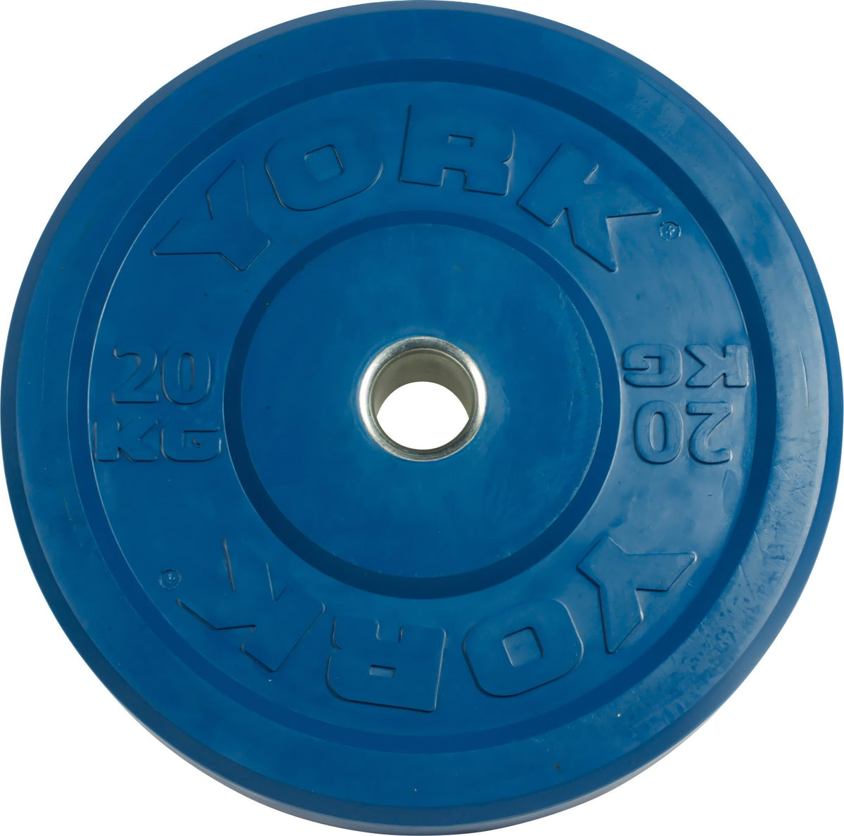 York Barbell Rubber Training Bumper Plate (Metric, Colour)