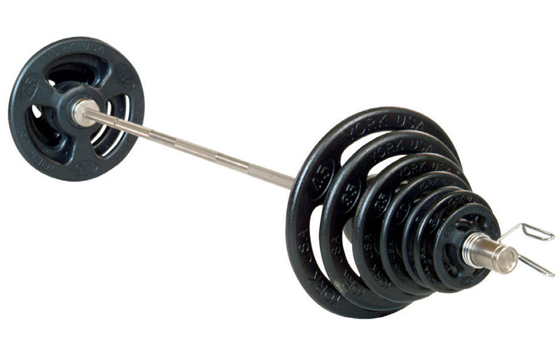 Iso-Grip Steel Olympic Plate Set - York Barbell