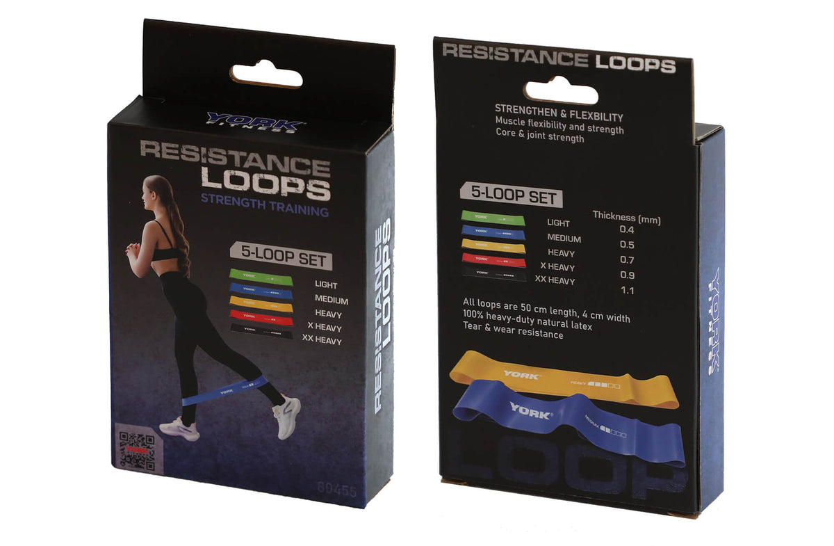 York Barbell 5-Piece Resistance Loop Set
