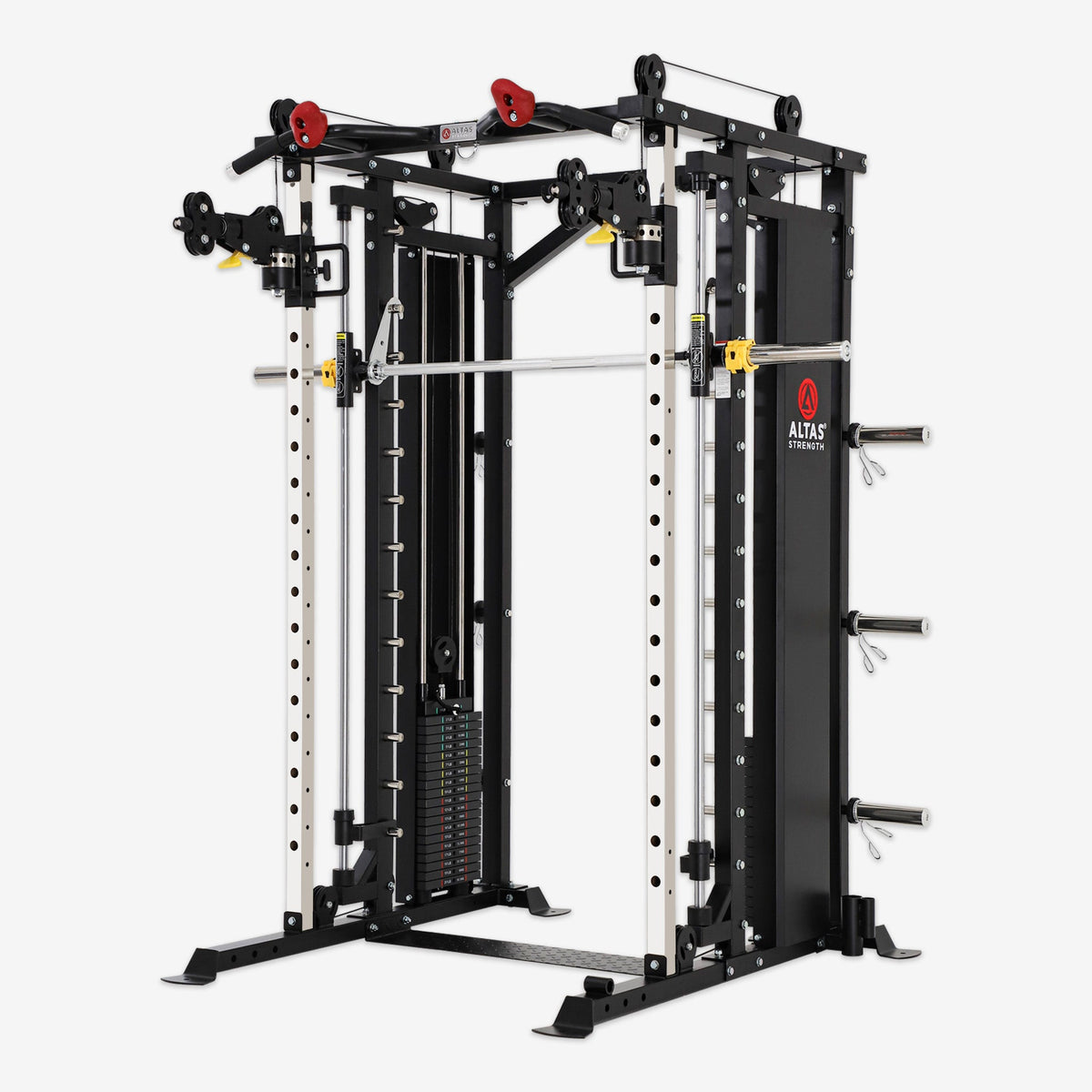Altas Strength AL-3087B Smith Machine with Weight Stack and Pulleys