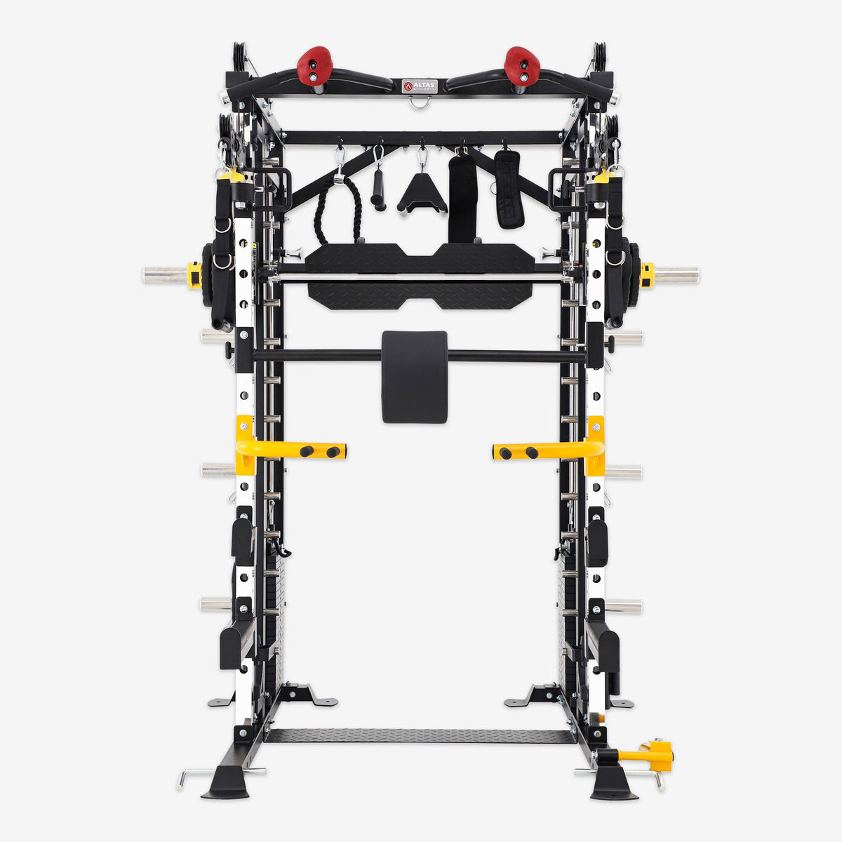 Altas Strength AL-3087B Smith Machine with Weight Stack and Pulleys