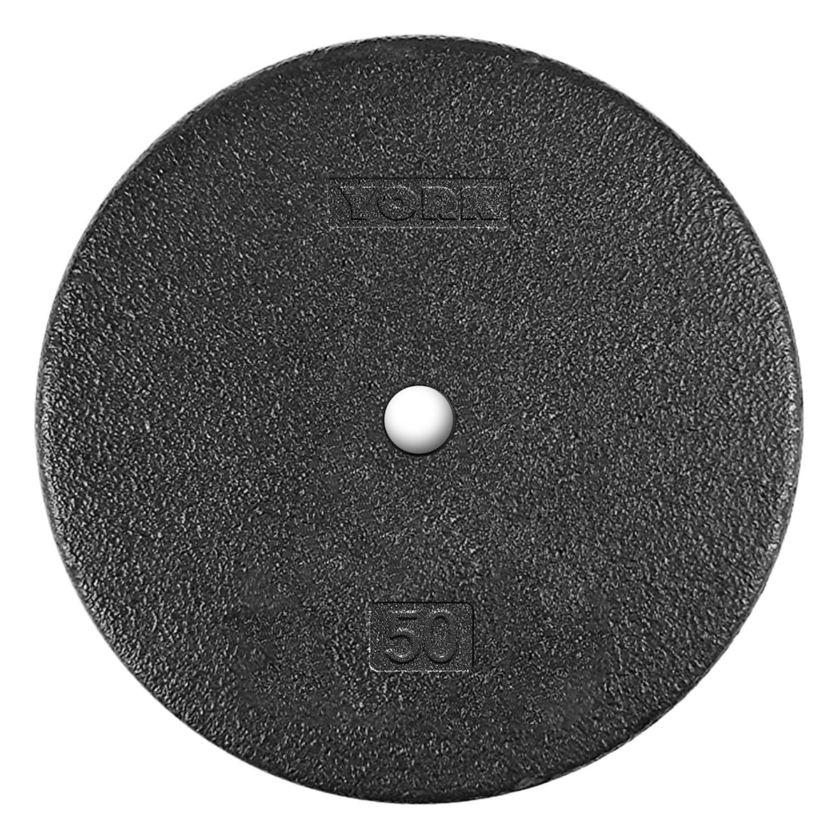 York Barbell 1″ Standard Flat Pro Cast Iron Plate