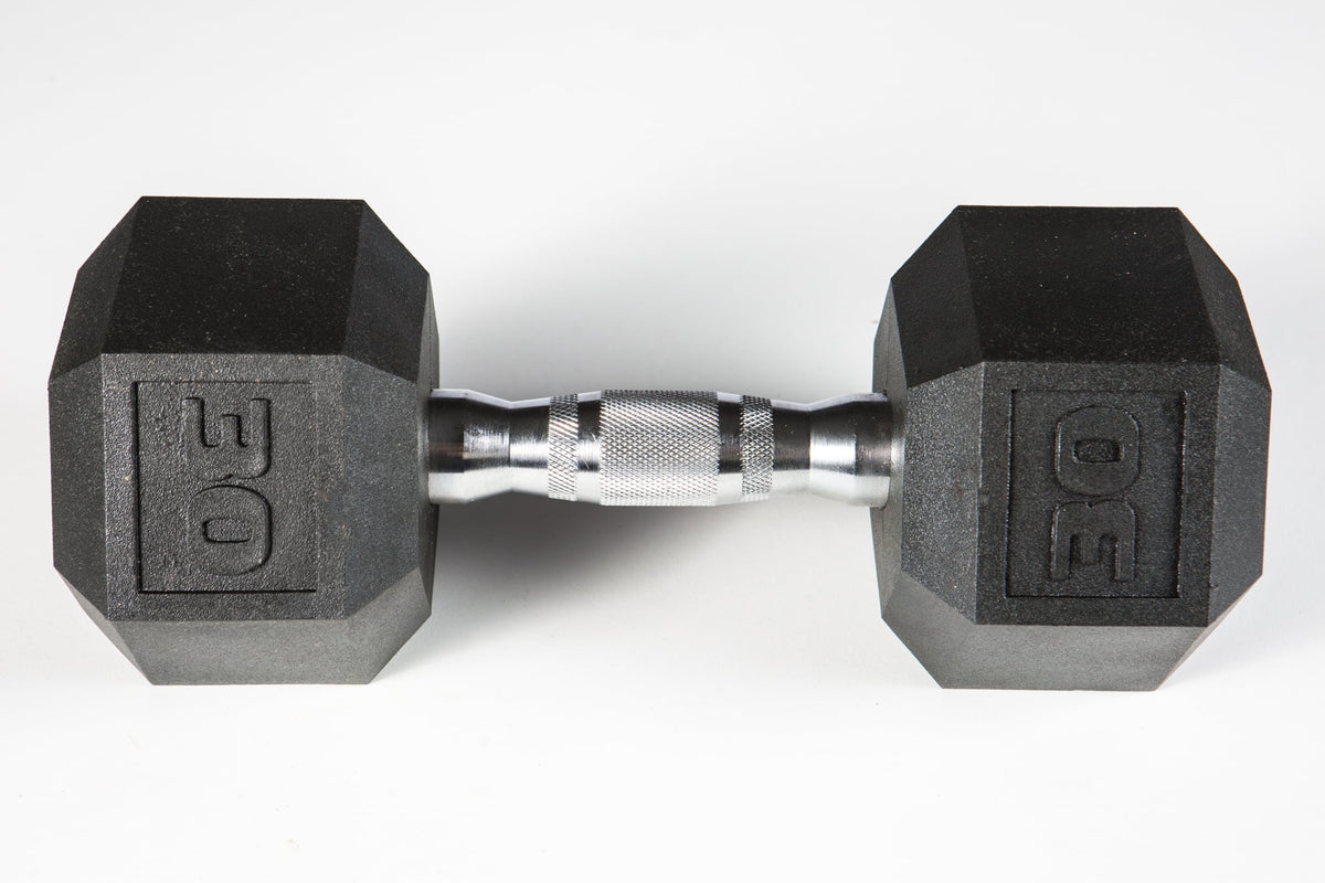 York Barbell PVC Hex Dumbbell – Chrome Ergo Handle