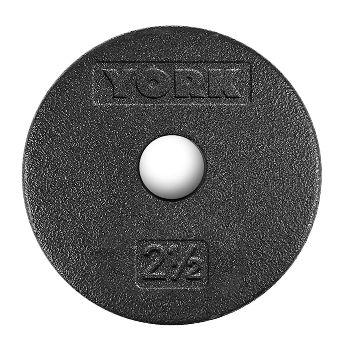 York Barbell 1″ Standard Flat Pro Cast Iron Plate