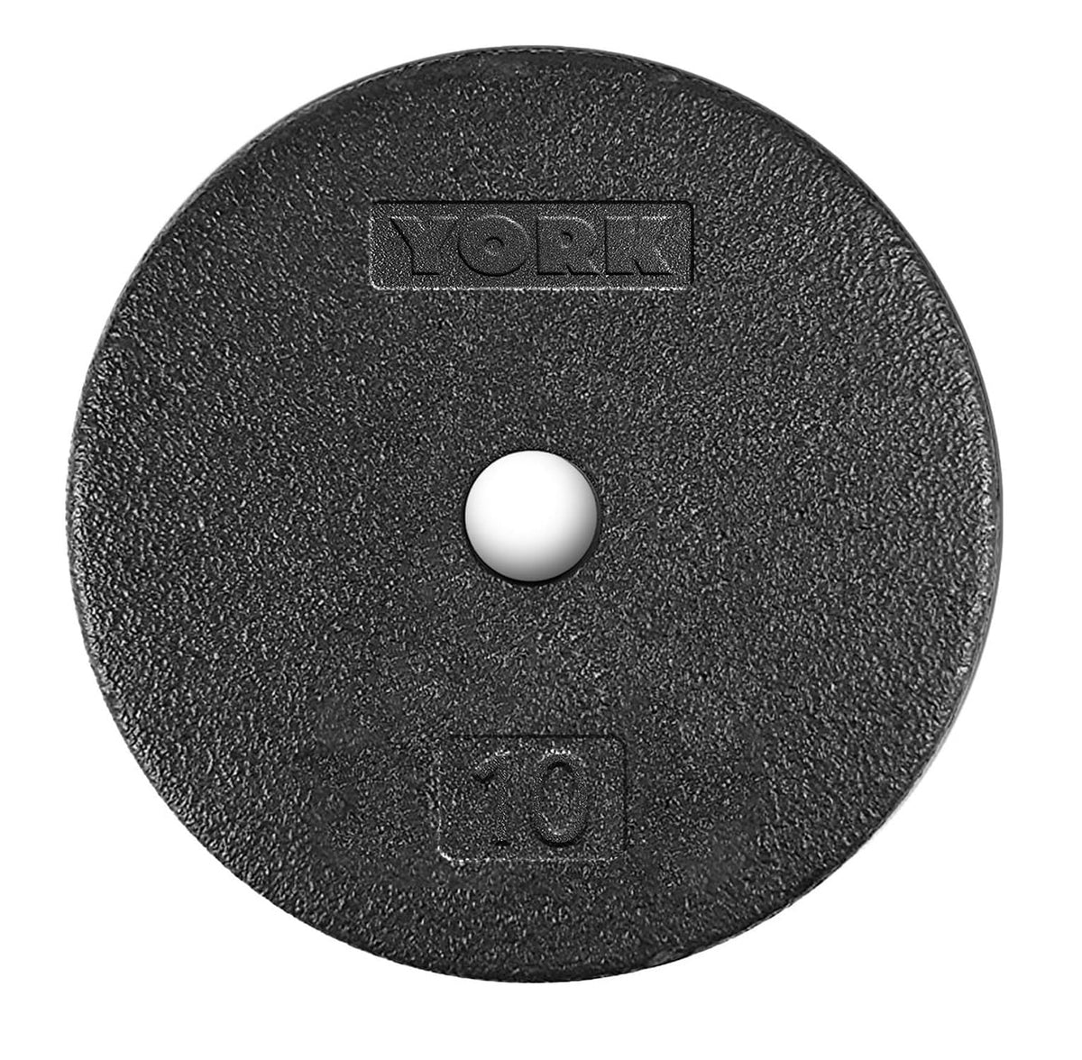 York Barbell 1″ Standard Flat Pro Cast Iron Plate