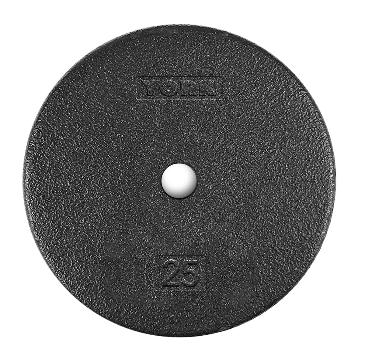 York Barbell 1″ Standard Flat Pro Cast Iron Plate