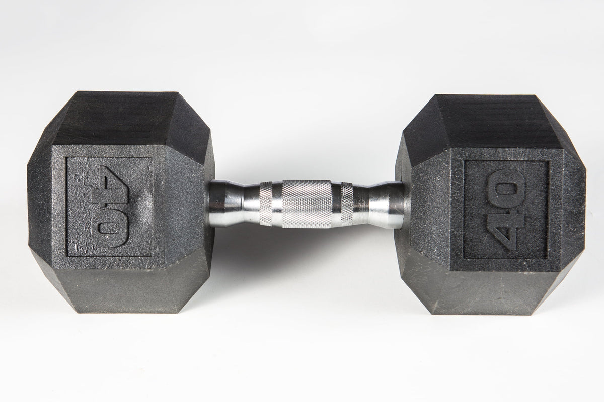 York Barbell PVC Hex Dumbbell – Chrome Ergo Handle