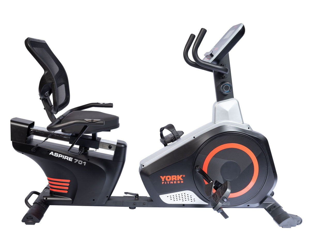 York Barbell Aspire Recumbent Bike Magnetic Resistance