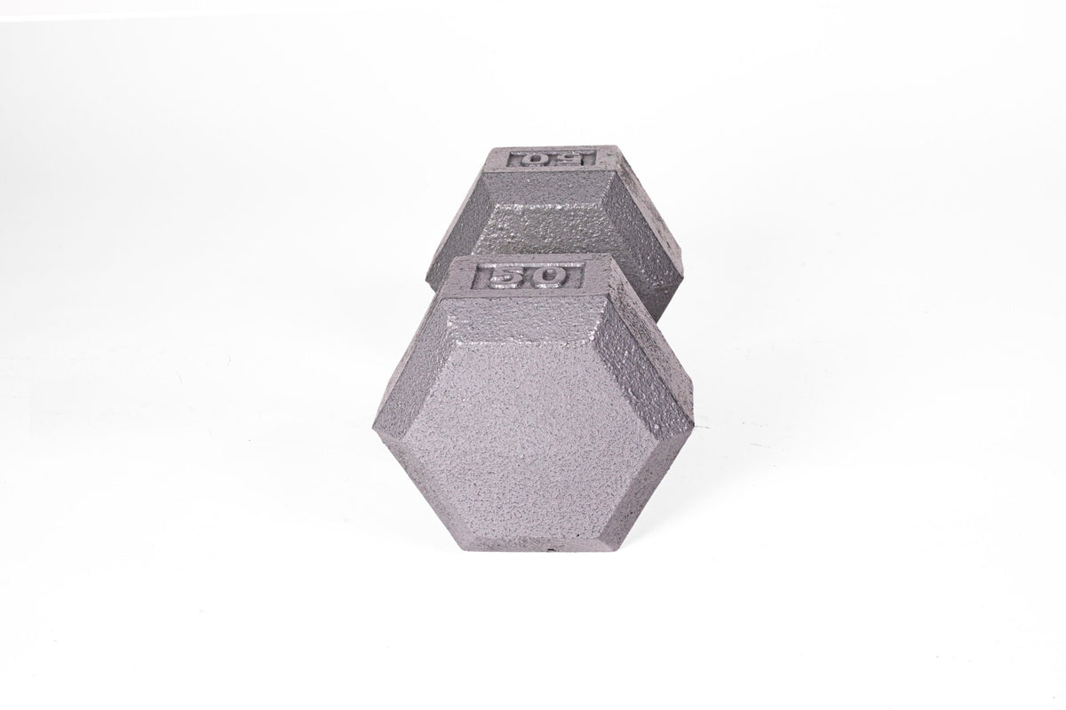 York Barbell Cast Iron Hex Dumbbell