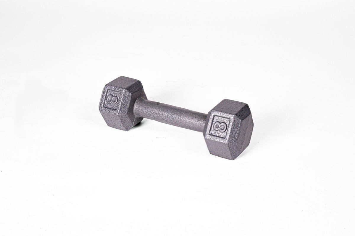 York Barbell Cast Iron Hex Dumbbell