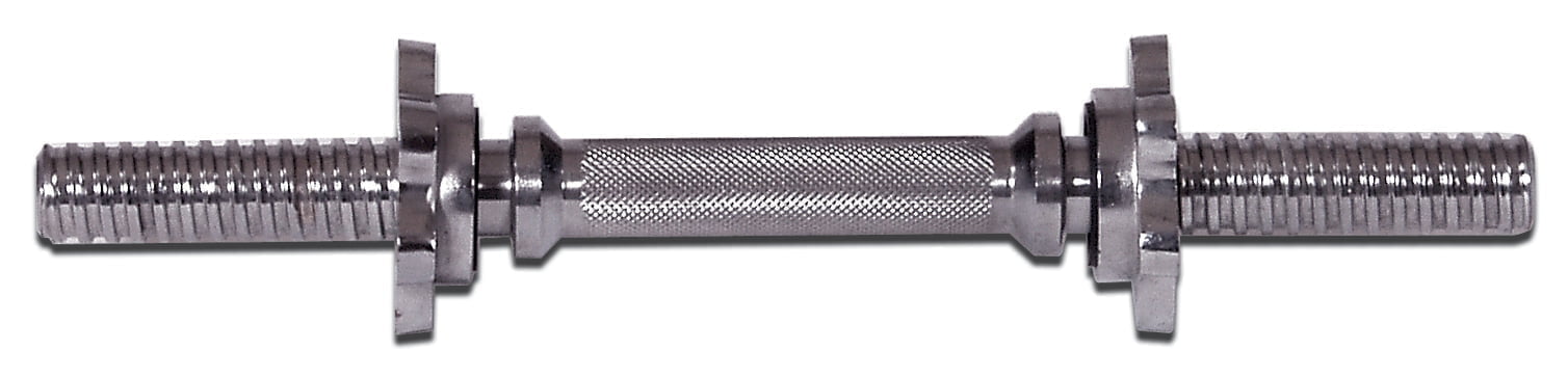 Chrome 14" Spin-Lock Dumbbell Handle w/ Collars