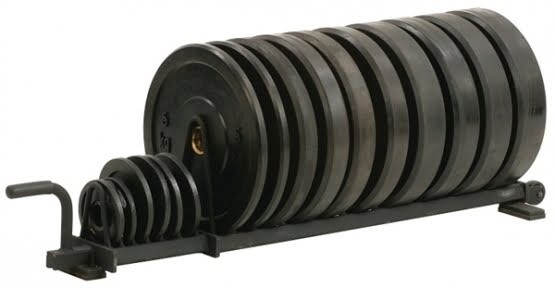 York Barbell Horizontal Weight Plate Rack