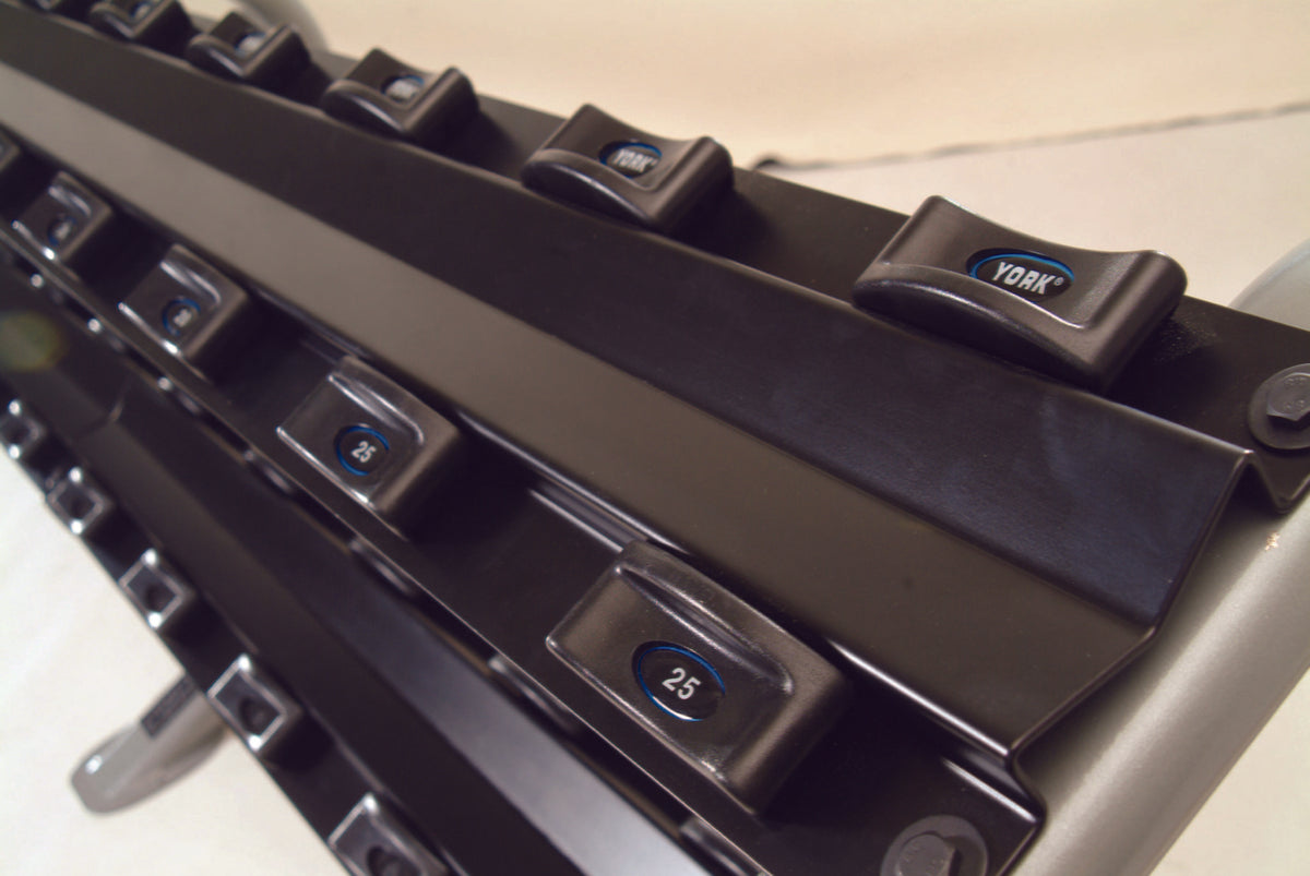 York Barbell ETS Saddle Rack for Pro Style Dumbbells