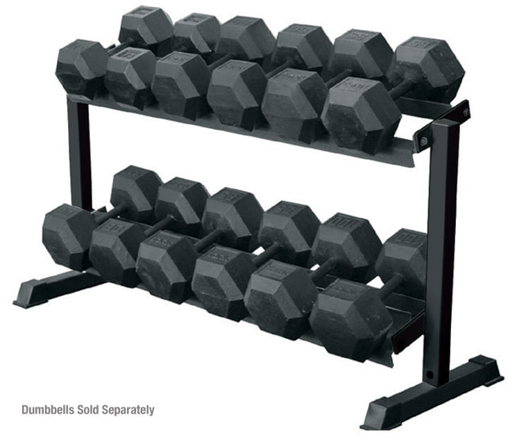 York Barbell Pro Hex Dumbbell Rack - Thumbnail 4