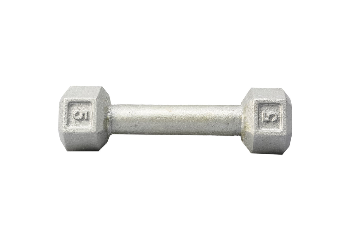 York Barbell Cast Iron Hex Dumbbell