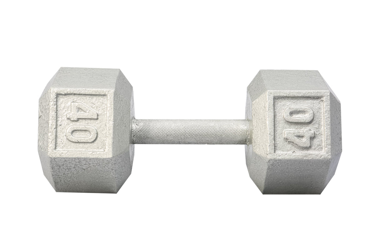 York Barbell Cast Iron Hex Dumbbell