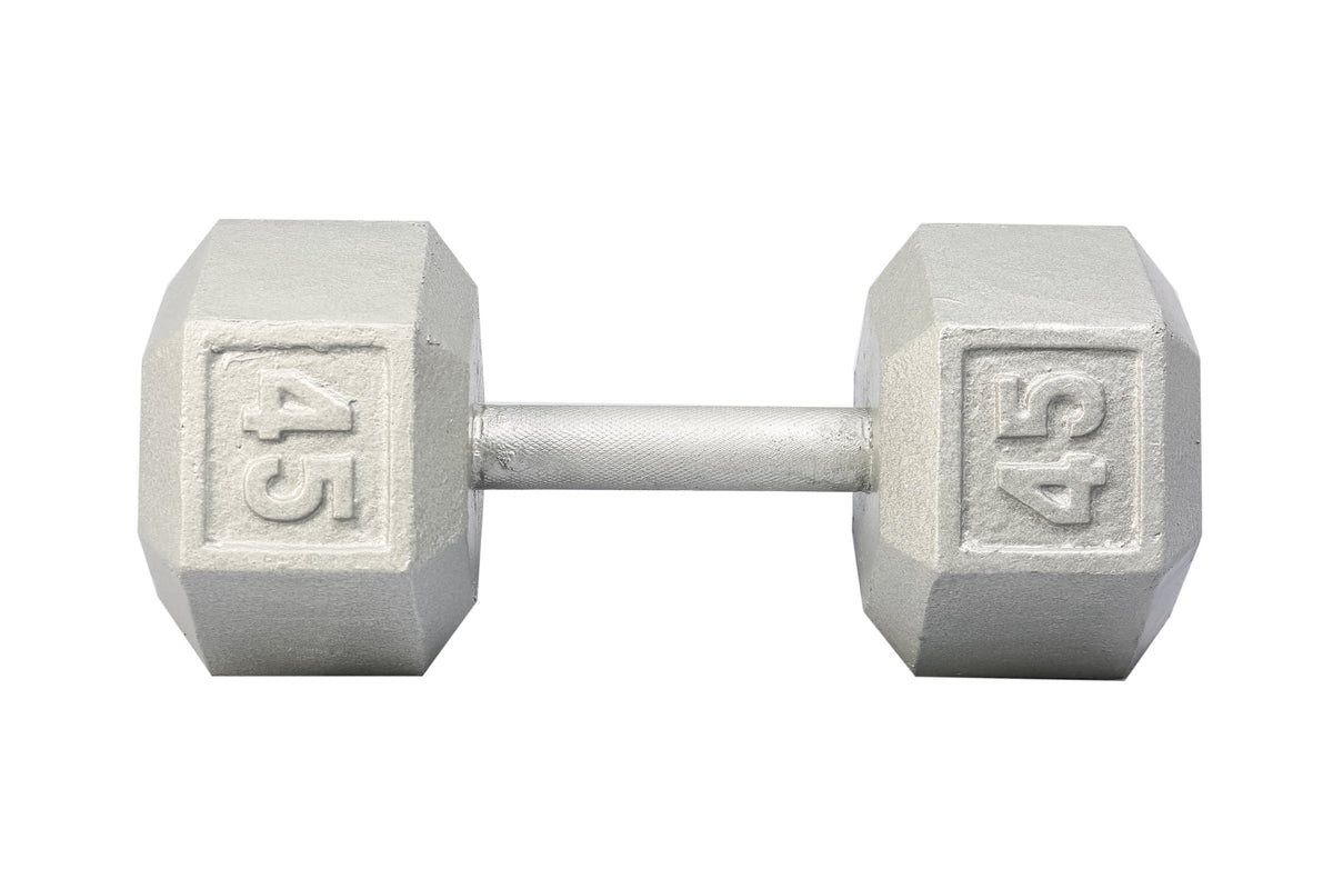 York Barbell Cast Iron Hex Dumbbell