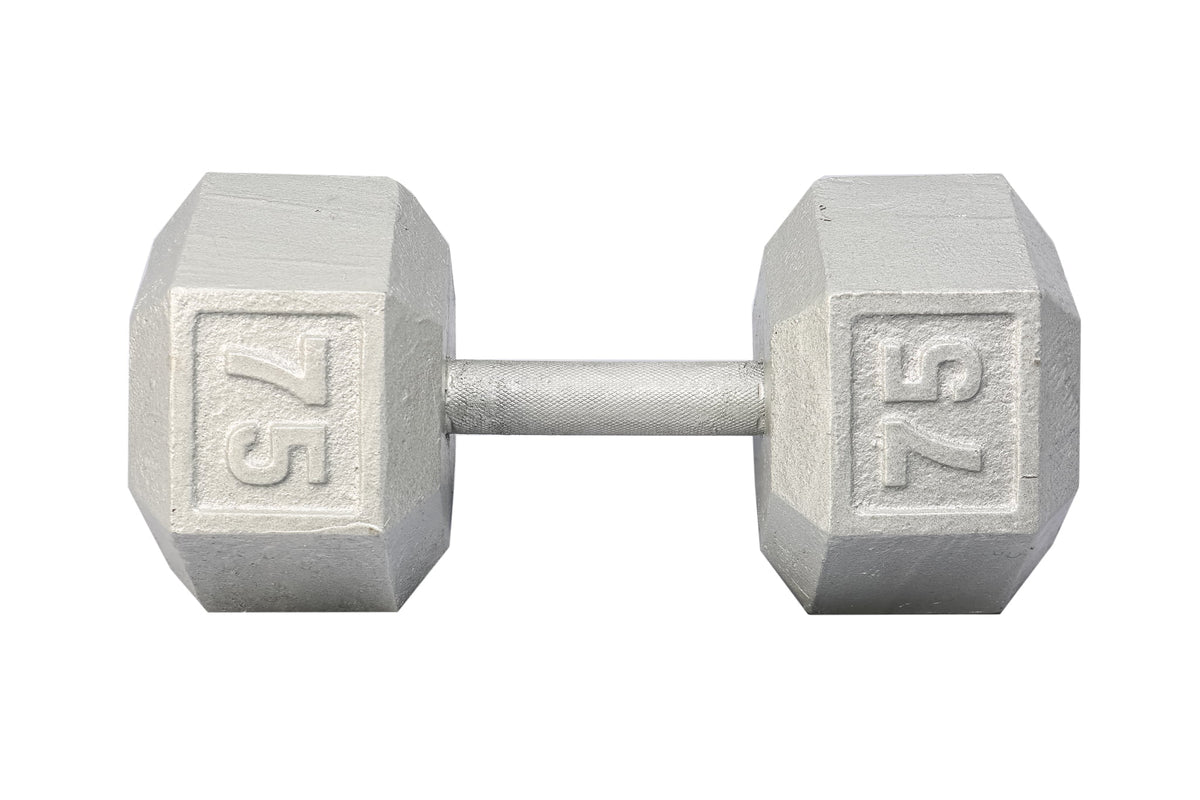 York Barbell Cast Iron Hex Dumbbell