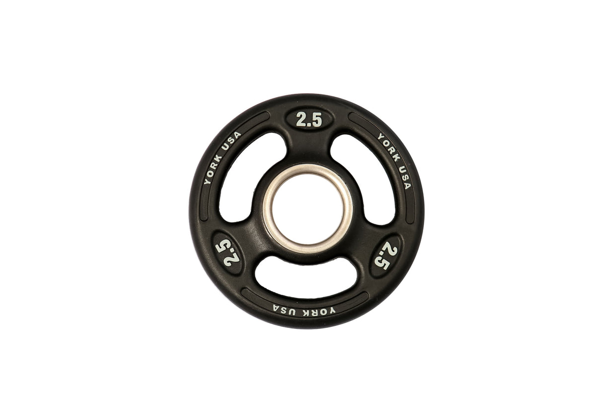 York Barbell 2″ Iso-Grip Urethane Plate