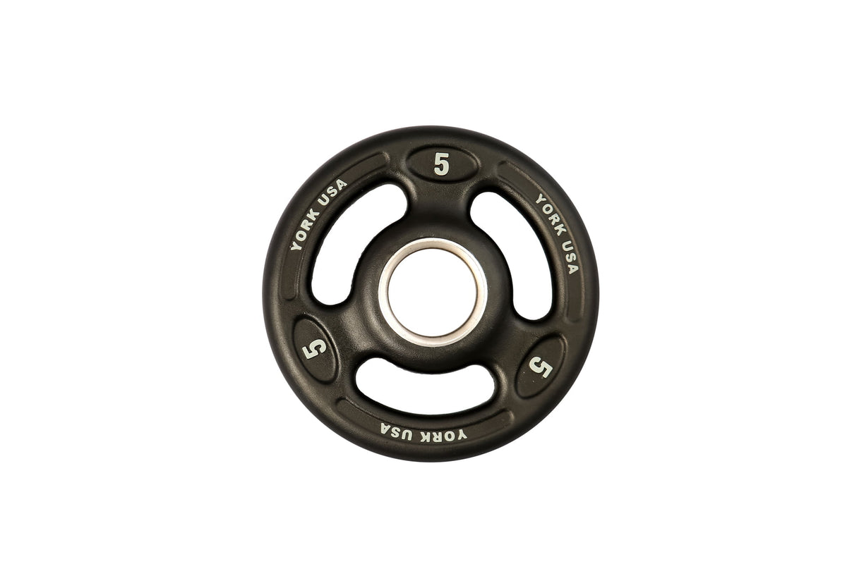 York Barbell 2″ Iso-Grip Urethane Plate