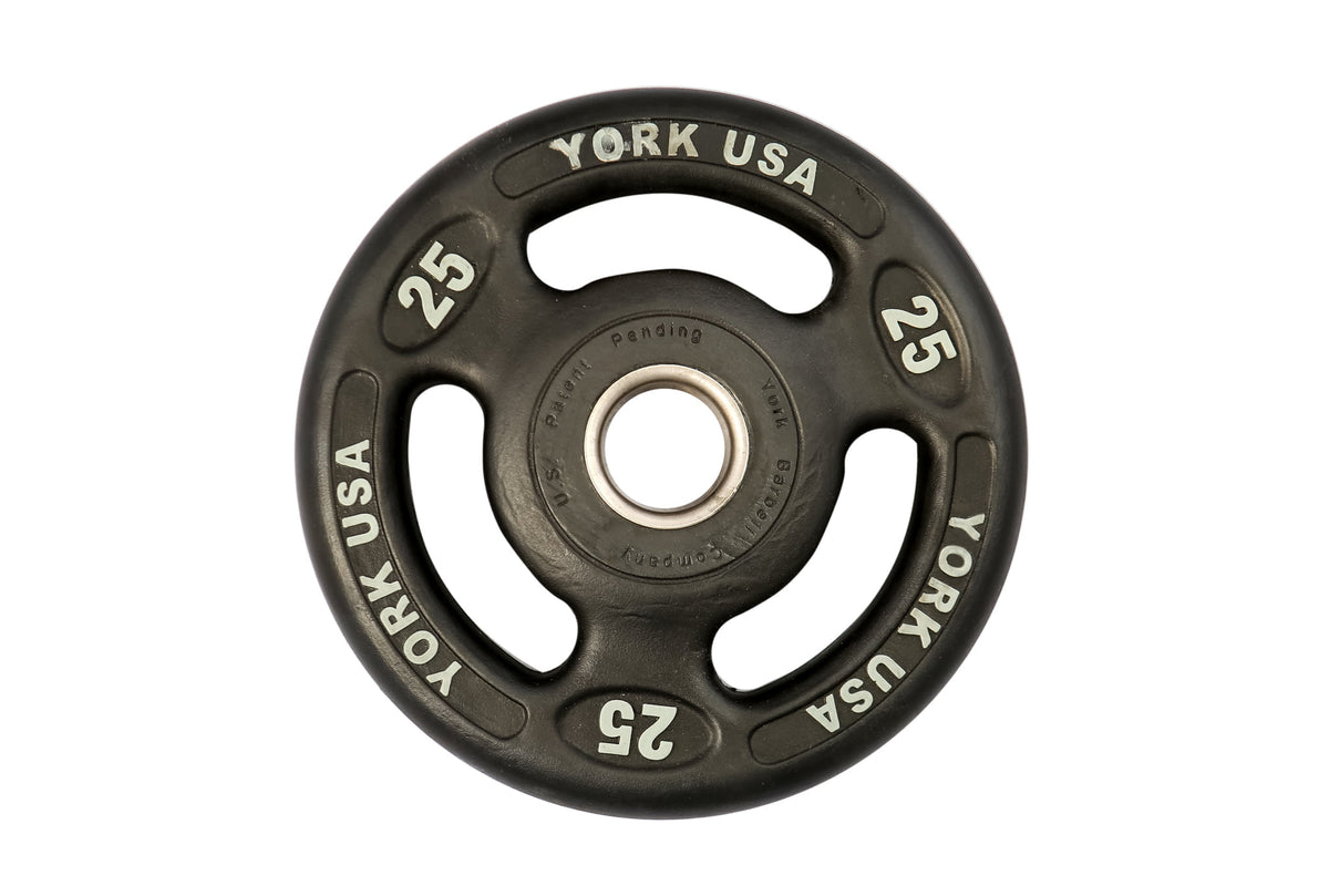 York Barbell 2″ Iso-Grip Urethane Plate