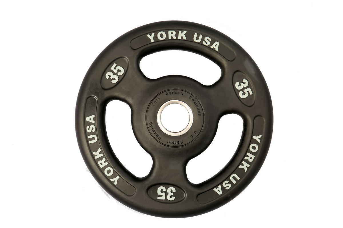 York Barbell 2″ Iso-Grip Urethane Plate