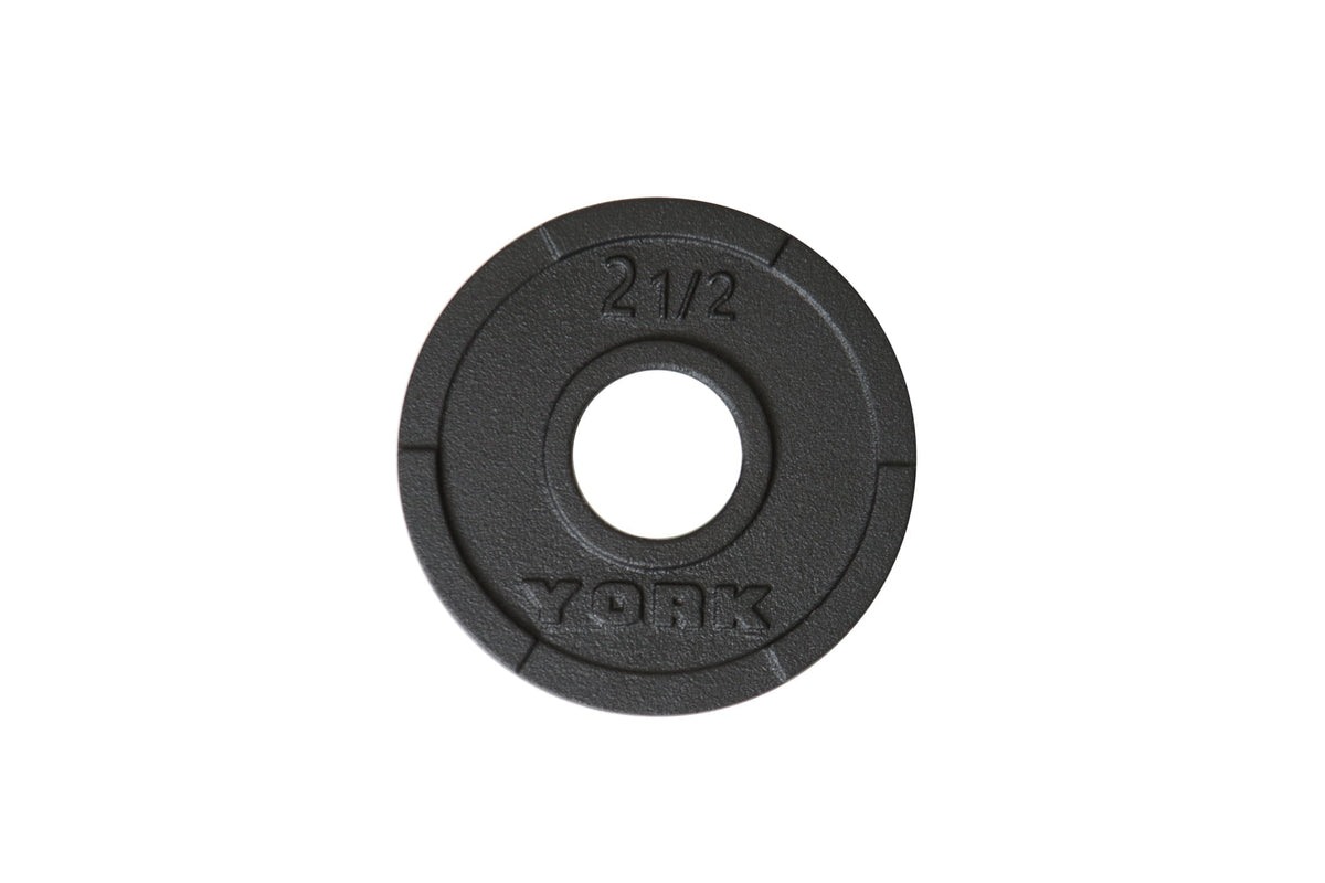 York Barbell 2″ G-2 Cast Iron Olympic Weight Plate