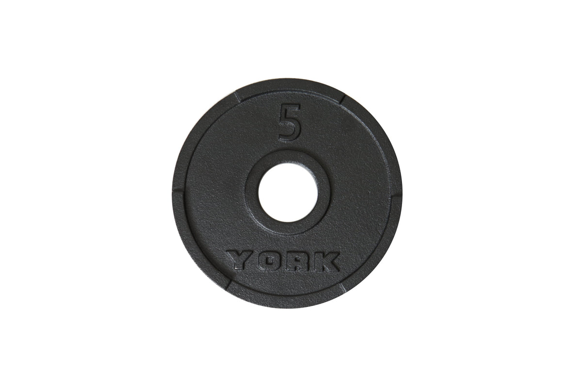York Barbell 2″ G-2 Cast Iron Olympic Weight Plate