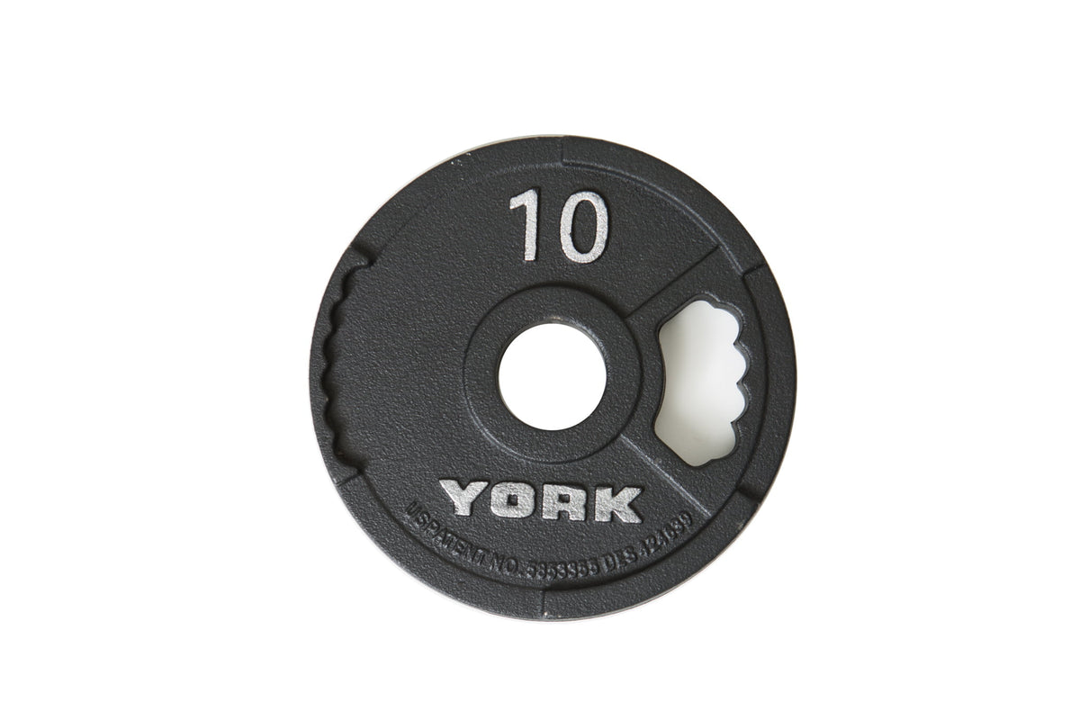 York Barbell 2″ G-2 Cast Iron Olympic Weight Plate
