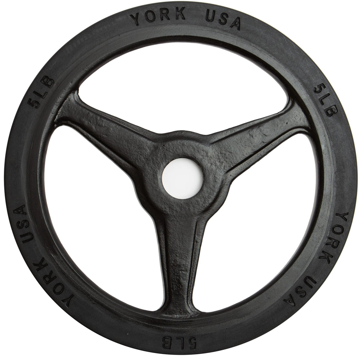 York Barbell Bumper Grip Plate (Colour)