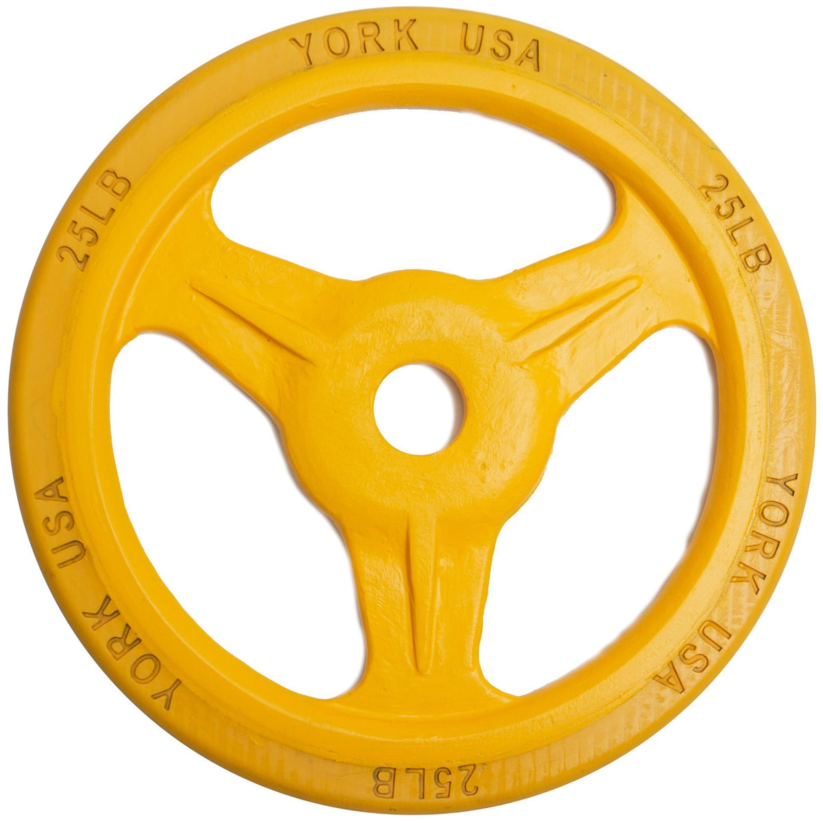 York Barbell Bumper Grip Plate (Colour)
