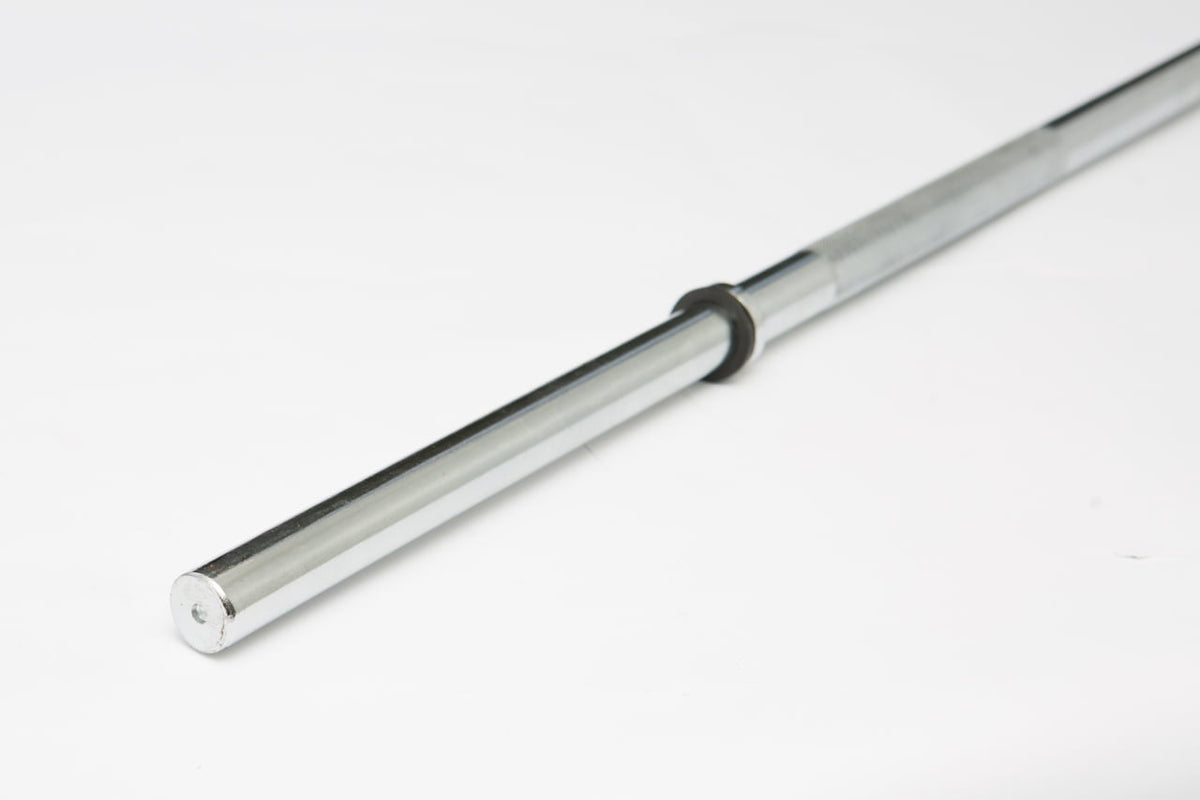 York Barbell Chrome Deluxe Weight Bar w/ Fixed Inner Collars