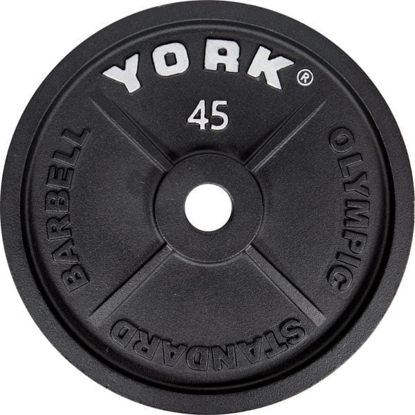 2&quot; Cast Iron Olympic Weight Plates - York Barbell
