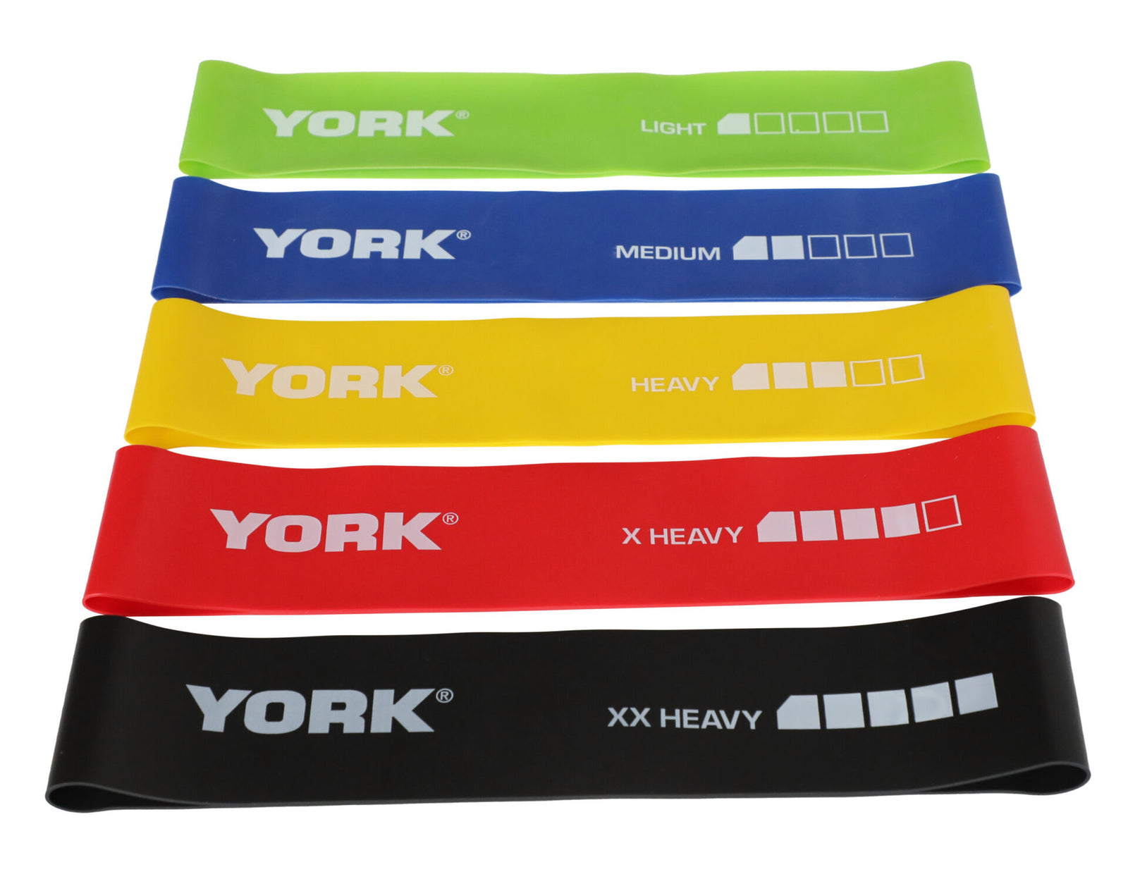 York Barbell 5-Piece Resistance Loop Set