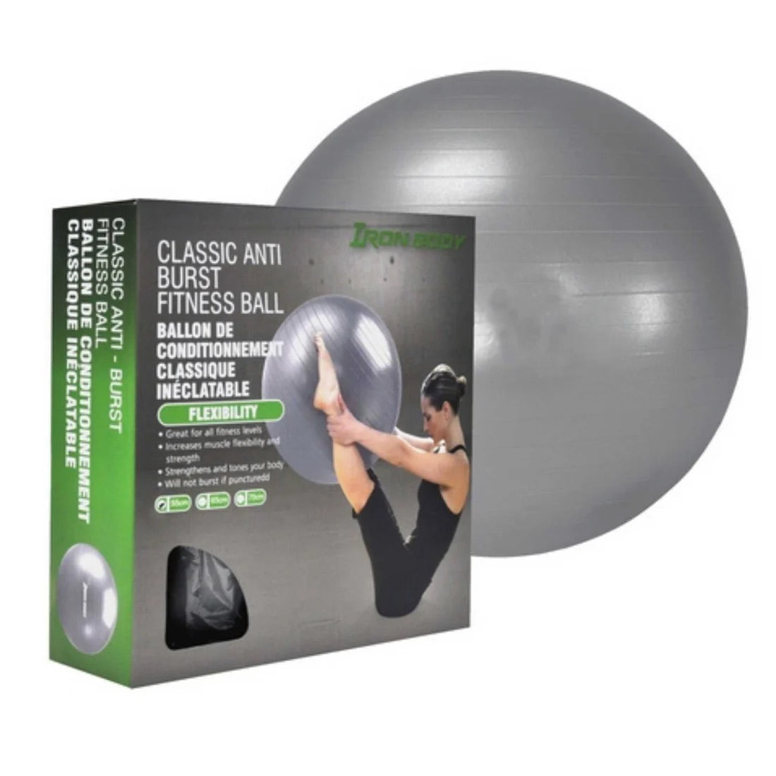 Iron Body Fitness Anti-Burst Fitness Ball