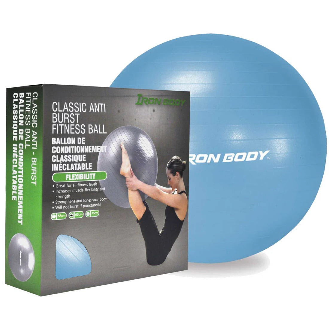 Iron Body Fitness Anti-Burst Fitness Ball