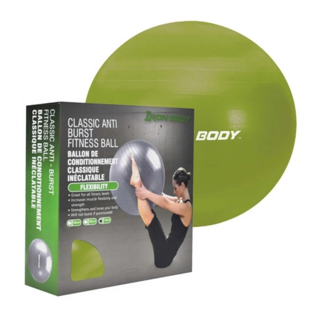 Iron Body Fitness Anti-Burst Fitness Ball