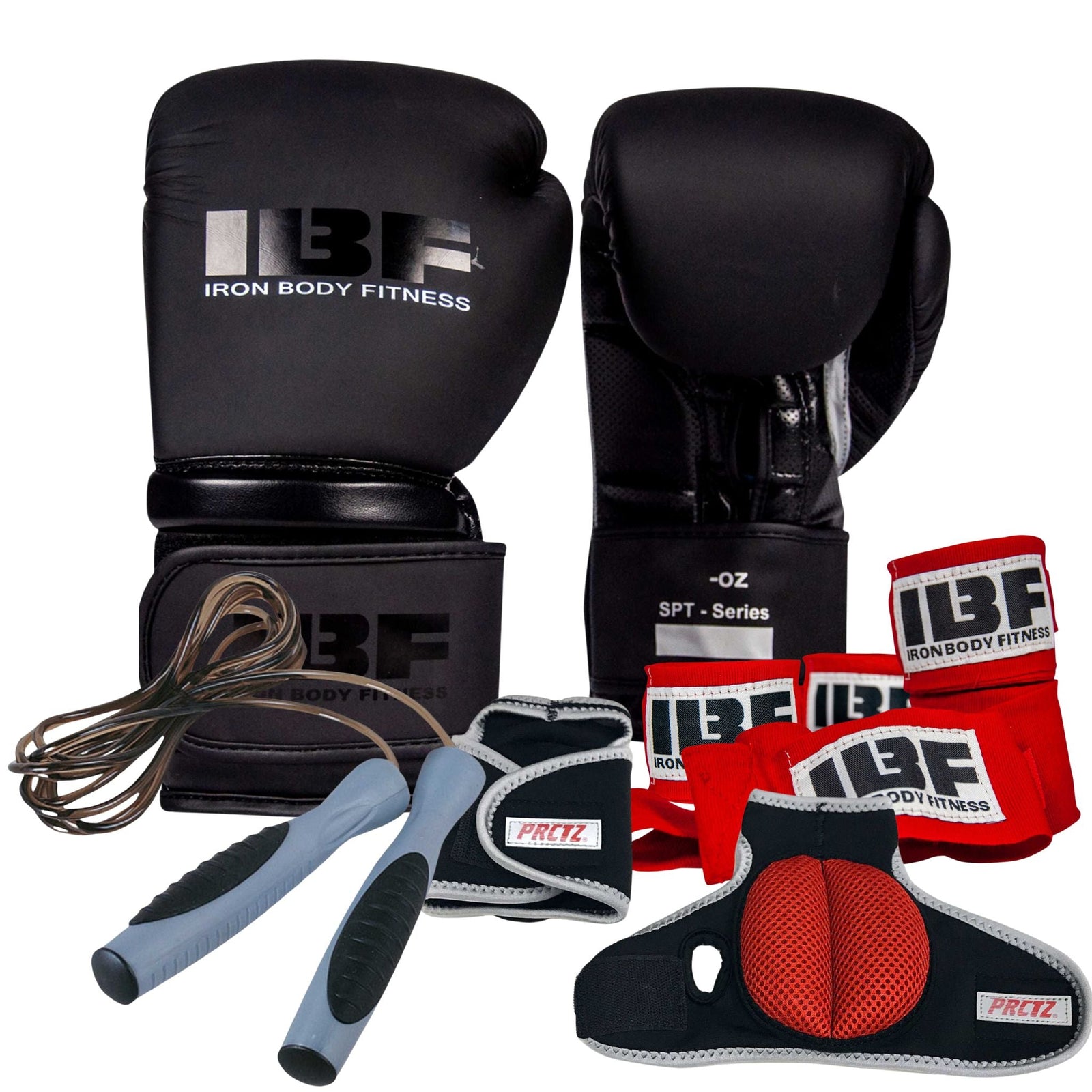 Iron Body Fitness Blackout Boxing Training Bundle