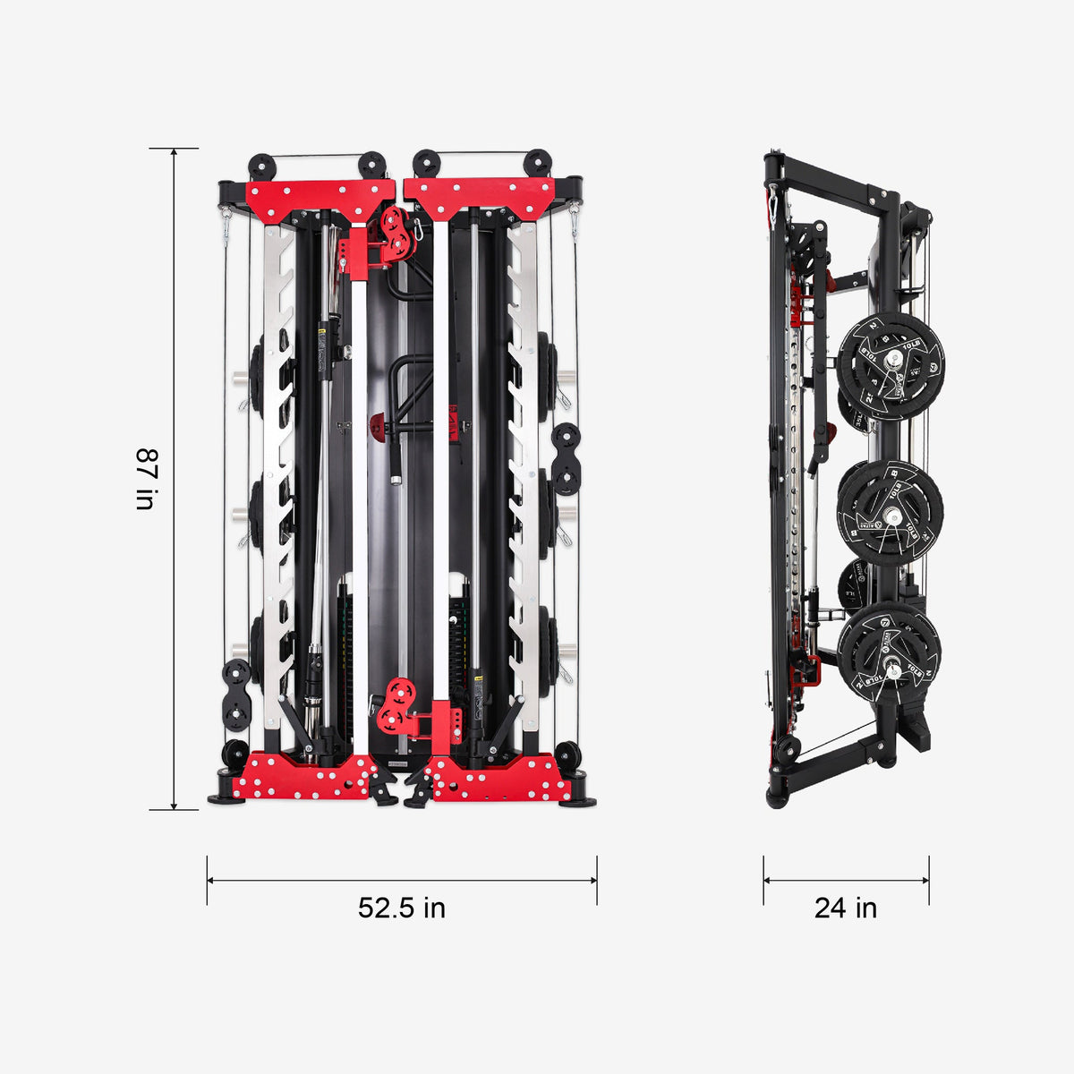 Altas Strength AL-3107 Folding Smith Machine