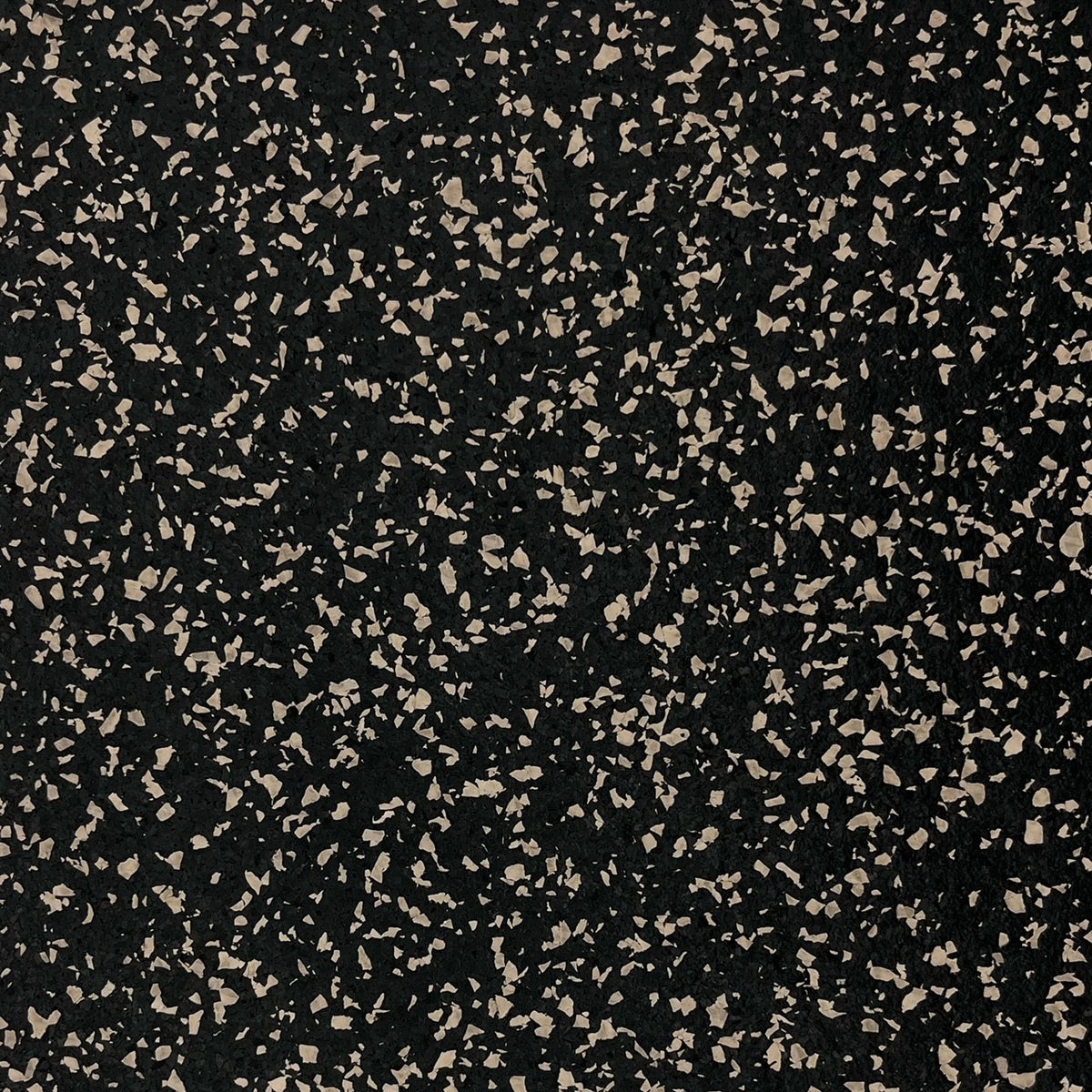 MAGMA Commercial Rubber Gym Flooring / Straight Edge Mat / 8mm (5/16") / Beige / 60% Fleck / 4' x 6' / 24 Sq Ft