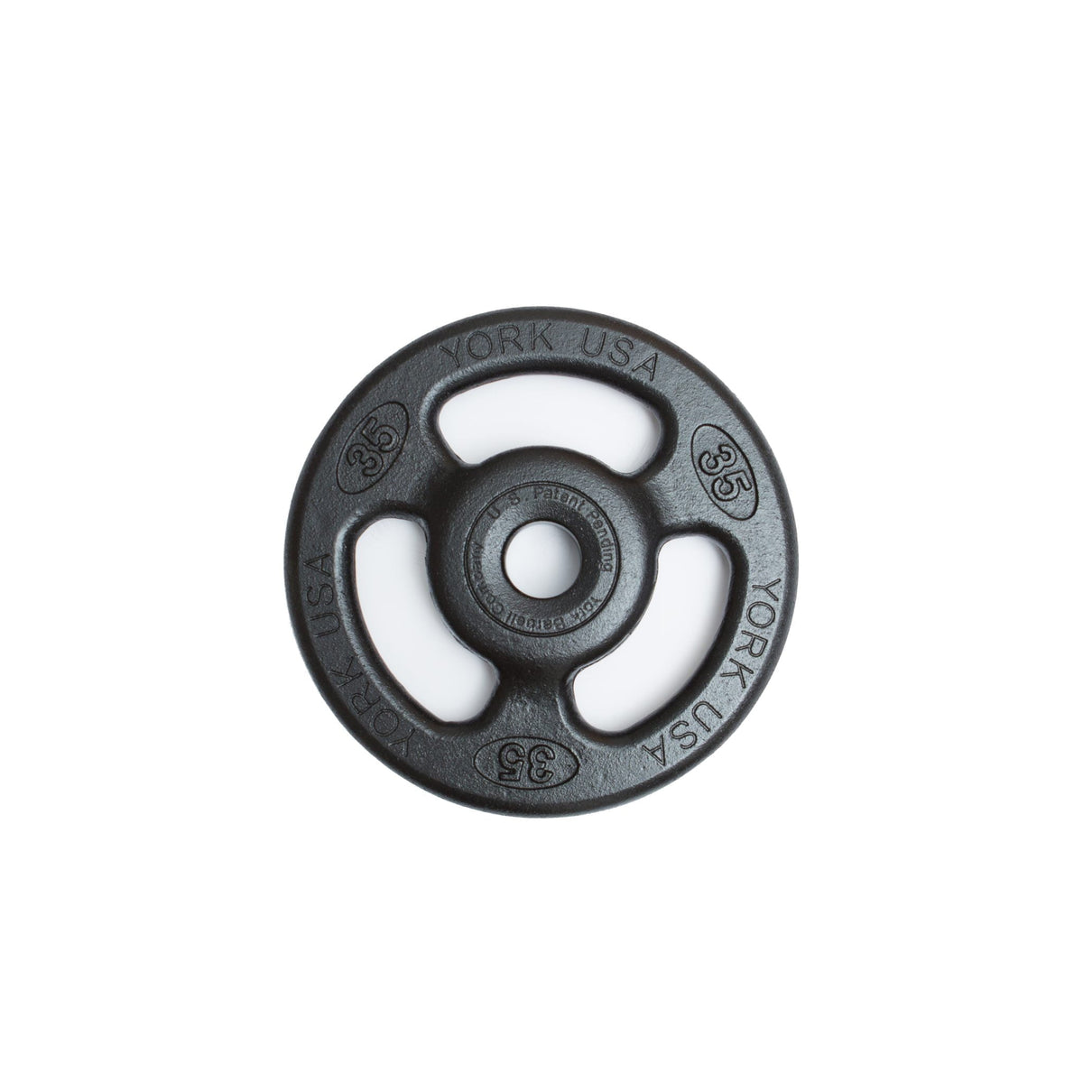 York Barbell 2″ Iso-Grip Steel Olympic Plate